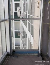 Вид балкона изнутри (ЖК Эмеральд)