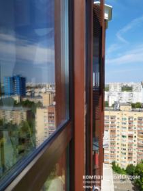 Остекление на балконе в ЖК "Тимирязев Парк"
